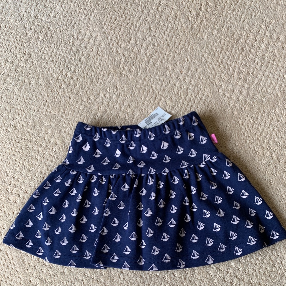 JoJo Maman Bebe nautical skort skirt NWT